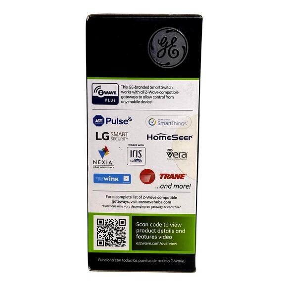 GE In Wall EZ Smart Switch ZW4003-14292 by Jasco Z Wave Plus-New in Sealed Box - Picture 2 of 6